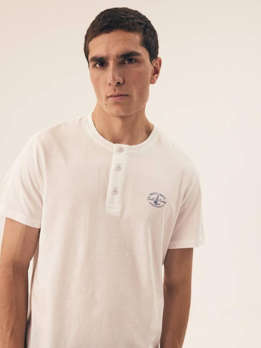 42616 Pijama Henderson premium pentru bărbați Dock - albă