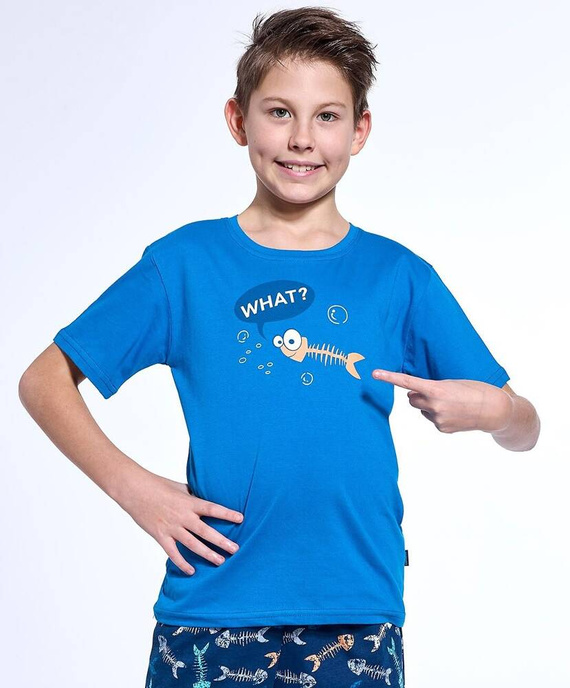 789/120 ,790/120 Fishing Cornette pijamale băieți albastru