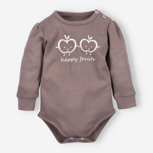 ABN-5296/CZE Body Happy Apples din bumbac organic Nini maro