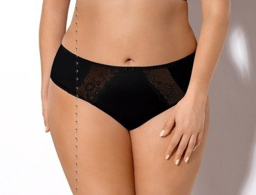 Gorsenia K 358 Blanca chiloți negri