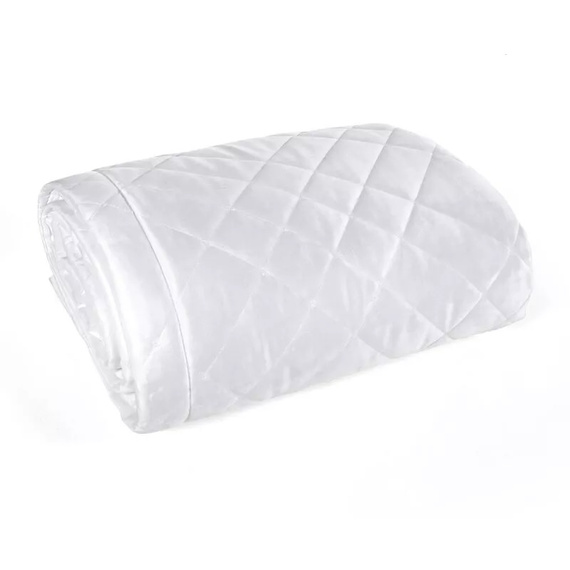 Ria 6 Cuvertura de pat decorativa din catifea Eurocortains alb