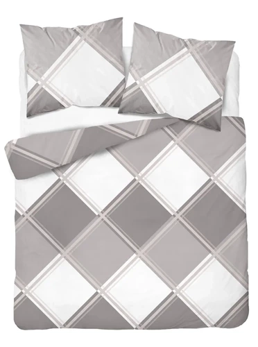 4683 A Home Satin Lenjerie de pat din satin bej Detexpol