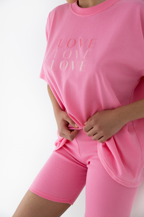 Pijamale Maud Sensis pentru femei - roz