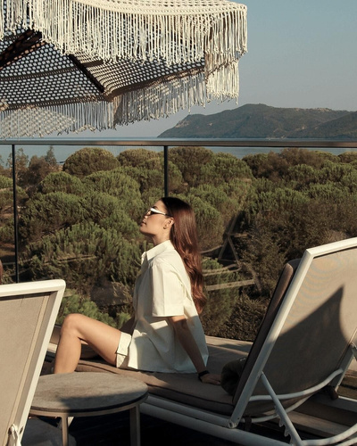 Pijama damă Sensis Ophelia lime – set de vară, 100% bumbac