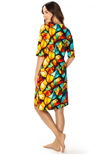 86678 Cămașă de noapte Vitrage Seagull, imprimeu colorat