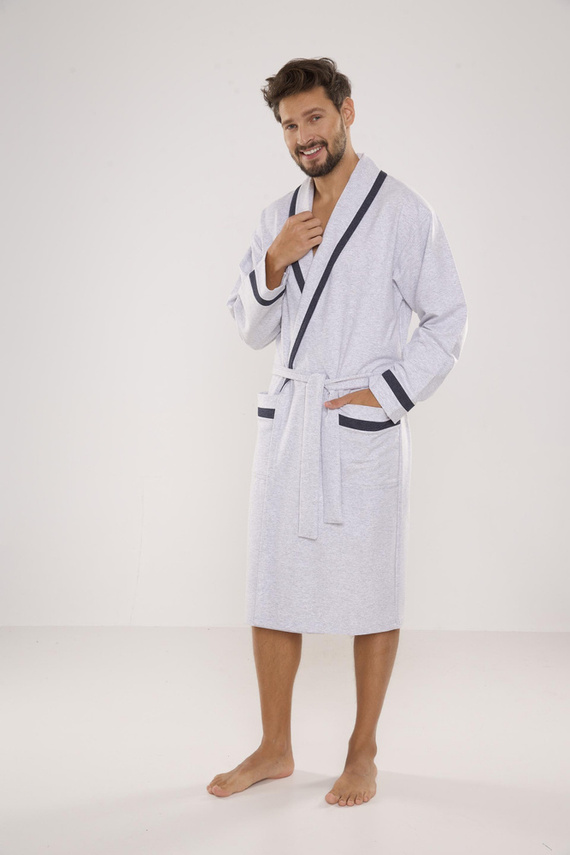 564 Halat pentru bărbați Bruno De Lafense - melange deschis 