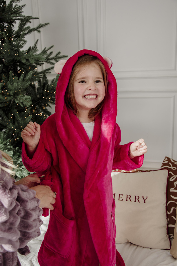 730 Halat de baie pentru copii Serena Forex - zmeură