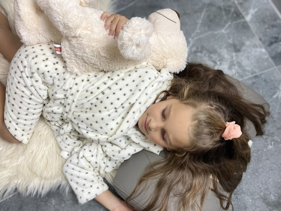 367 Halat de baie pentru copii Melanie Forex - ecru