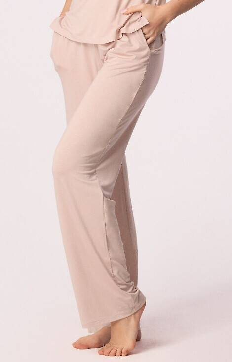 Pantaloni de pijama Margot Mix&Match Nipplex - roz