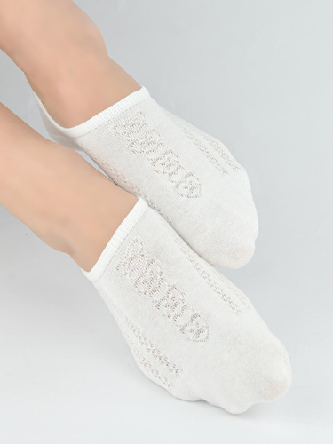 Șosete invizibile damă Noviti ST095 – bumbac, silicon la călcâi
