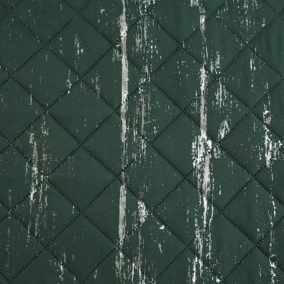 Blink 1 cuvertură de pat decorativă Design91 verde închis/argintiu