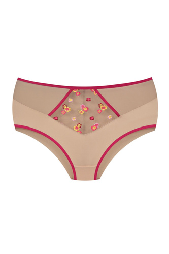 Chiloti Flora 19246 Mediolano cu broderie florală, confortabili