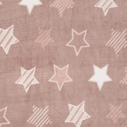 Lenjerie de pat din velur Flano 4 stele Eurofirany roz pudrat