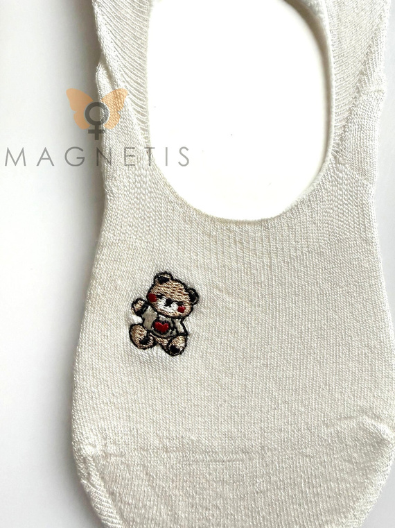 Magnetis YN-251132 – șosete tip balerină damă din vâscoză cu silicon