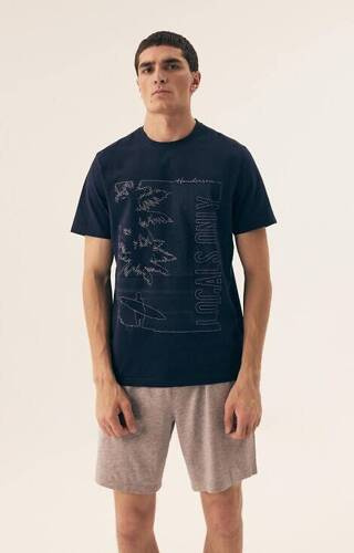 42598 Pijama de surf pentru bărbați Core Henderson - bleumarin