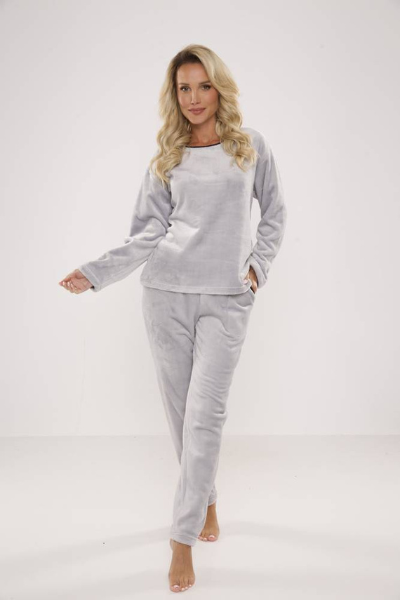 669 Pijama moale de damă De Lafense - gri