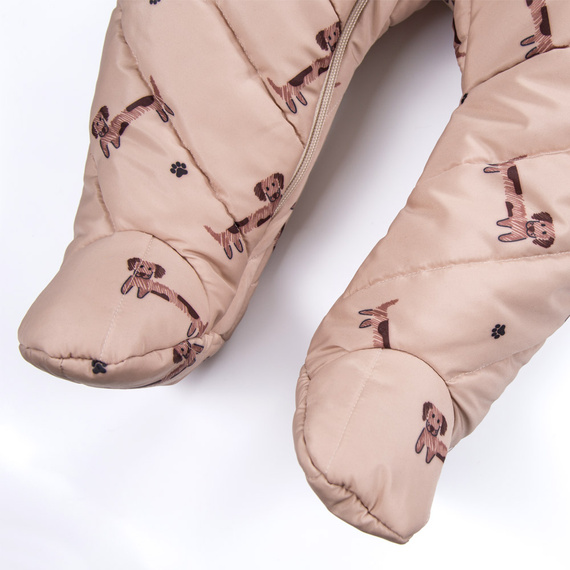 Salopeta de iarna Puppy Playtime Eevi - bej