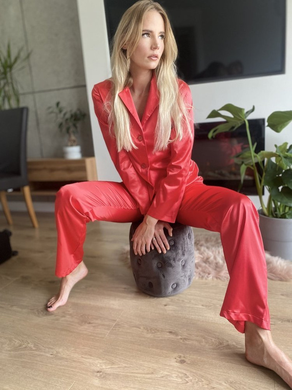 934 Classic Forex pijama pentru femei - roșu