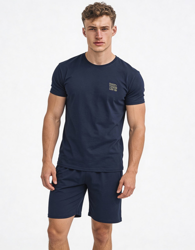 Cornette F&Y 940/57 Don't Wake Me Up– pijama băieți adolescenți 100% bumbac cu mânecă scurtă