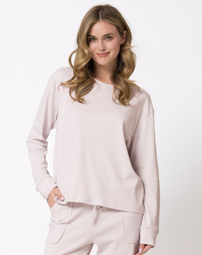 Pijamale damă 1814 Yoko Leveza 100% bumbac homewear culoare lavandă