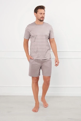 Bert Pijama bărbătească Italian Fashion - cappuccino