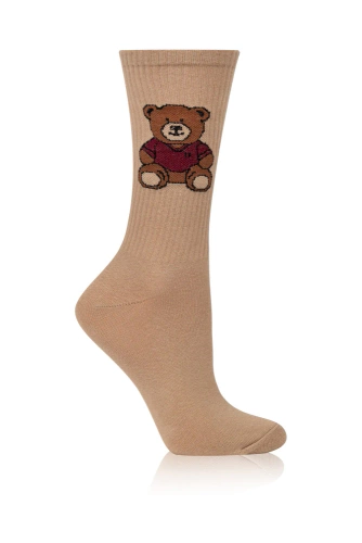 S180D Ted Șosete lungi Italian Fashion - bej