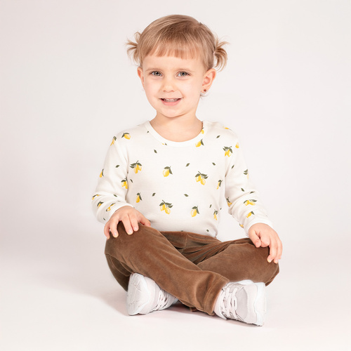 212283 Pantaloni din velur Tola Nicol - bej