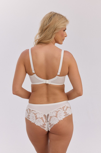 Chilot brazilian GFB 1135 Nike Gaia ecru-mokka – dantelă și confort