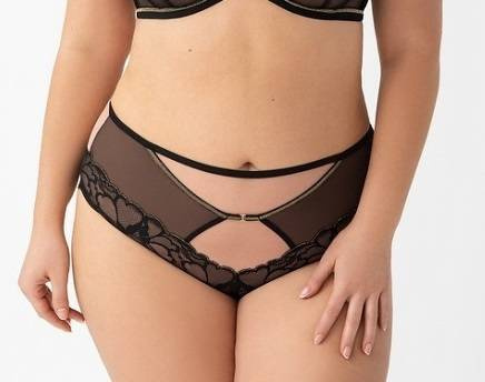 K 759 Saanvi Chiloți de damă Gorsenia - negru