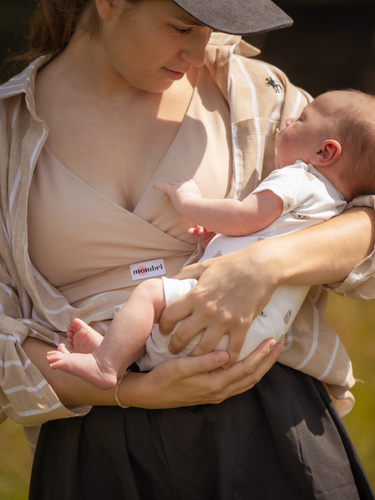 Milk&Love Mombri Klasyk sutien alăptare impermeabil beige