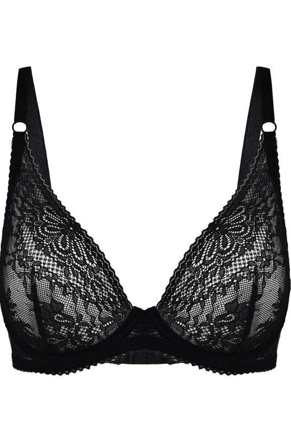 19237 Fancy Milano Bralette Black – Sutien din dantelă fără sârmă