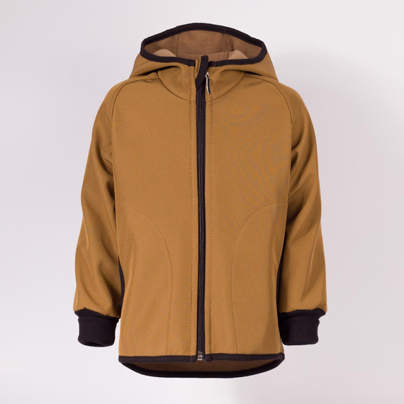 229003 Nicol Geacă softshell băieți cu polar, glugă, reflectorizantă - olive