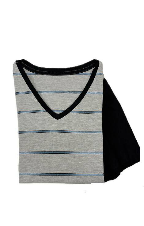 330/41 Pijamale bărbați cu mâneci scurte, pantaloni scurți Cornette, gri melange