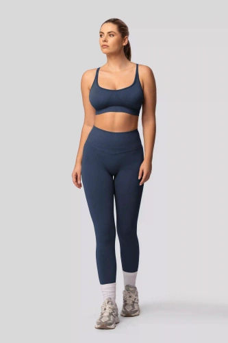 Colanți push-up Spaio PRO talie înaltă modelatori opaci navy blue