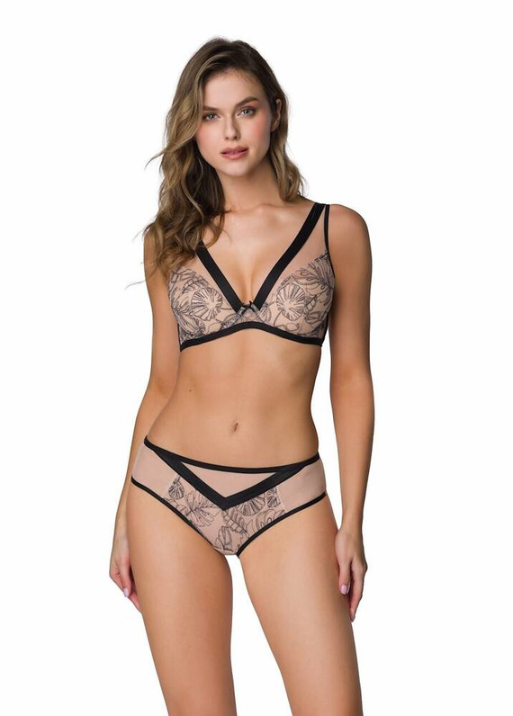 M-3900/11 Xanthe Sutien push-up Bej-negru mat