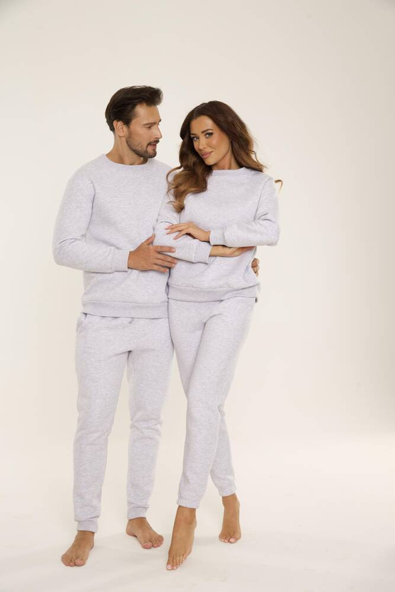 813 Indigo Trening de bărbați de la De Lafense - melange deschis