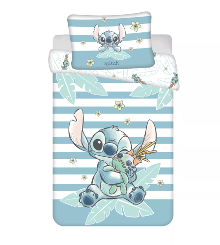 Jerry Fabrics Lenjerie de pat din bumbac Lilo & Stitch Tropical Hugs 100x135 40x60