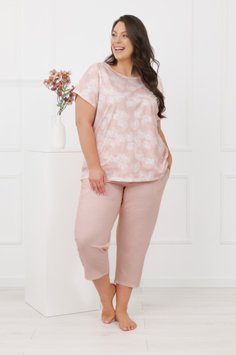 Pijama KALINA Italian Fashion – 100% bumbac, 3/4