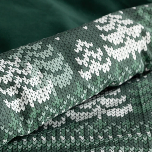 Lenjerie de pat de Crăciun Eurofirany Clover – bumbac ranforce