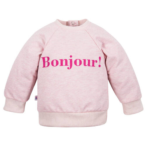 Hanorac pentru fete Hello World Eevi - roz