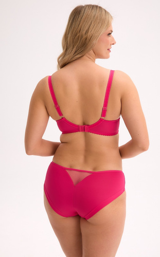 Chiloți GFP 1322 Rhea Gaia fuchsia – eleganți cu broderie florală