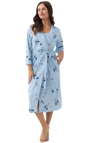 Halat de baie 376 Luna - albastru