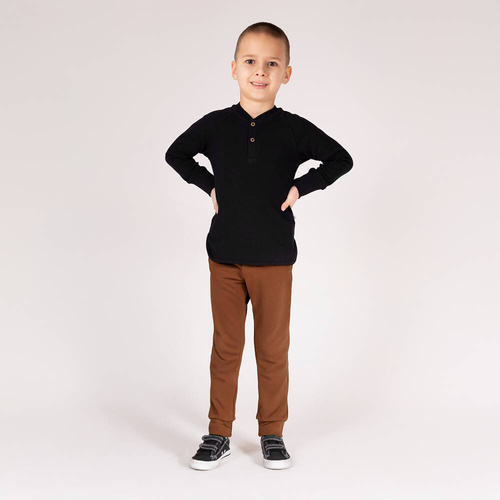 169545 Pantaloni de trening Nicol - maro