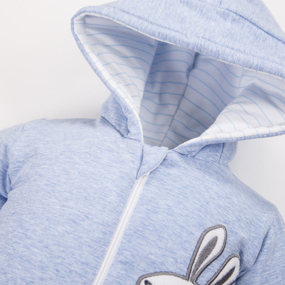 Trening Run & Fun Eevi cu glugă - albastru