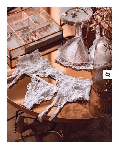 810-SEG-2 Komplet 3-częściowy Obsessive biały 