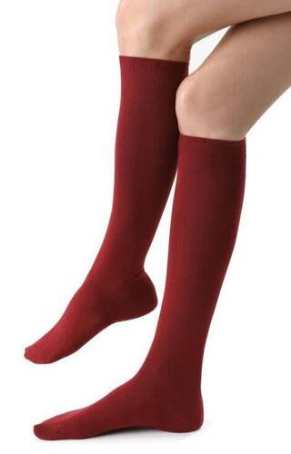 Art.072 Sosete netede dama Steven - 162 burgundy