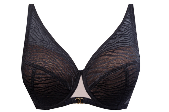 Sutien căptușit cu cupă completă Kamala Unique negru