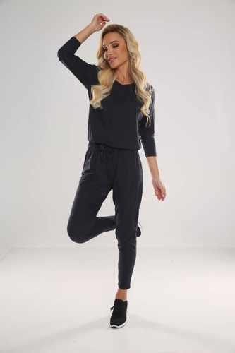 305 Paula Costum de pijama pentru femei - albastru marin