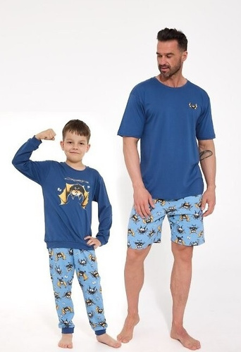 Pijama bărbați Cornette 326/326 Pumpkin Club 2 100% bumbac pantaloni scurți