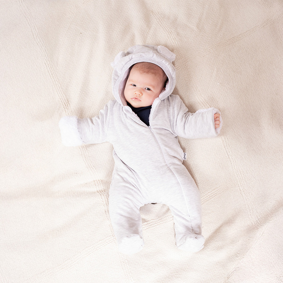 219270 Trening izolat Willy clovn Nicol – gri cu buclă și urechi